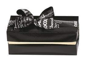 Balloboîte 250 gr, schwarz Toronto 135x65/45mm, aufgerichtet geliefert