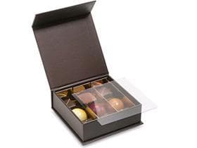 LuxBox Nr. 2, brown 95x95/30mm, braun